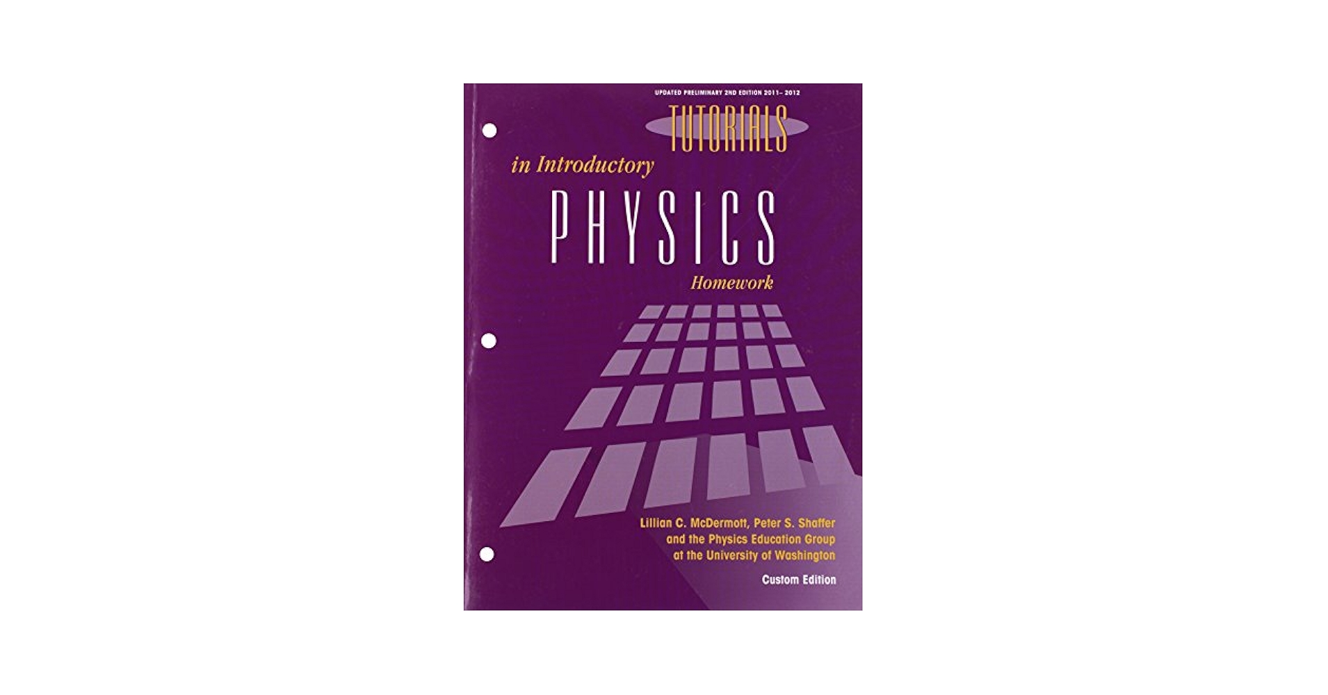 Tutorials in Introductory Physics Homework: Lillian C