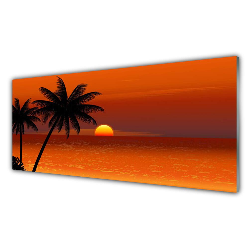 Décoration déco design mer et soleil avec le tableau mural moderne Tulup en acrylique