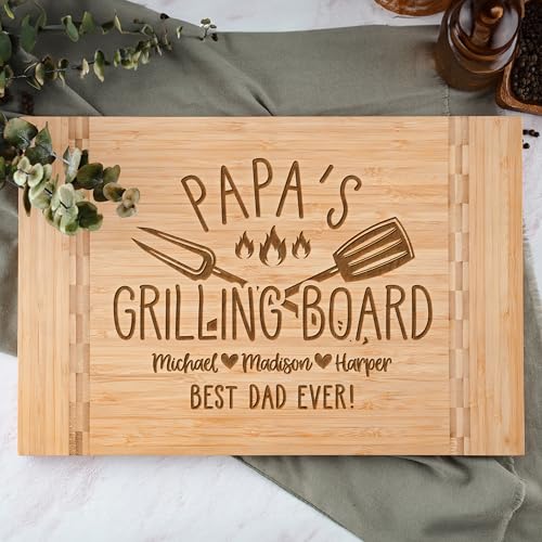 Tabla de cortar rectangular personalizada de madera para parrilla miniatura 4