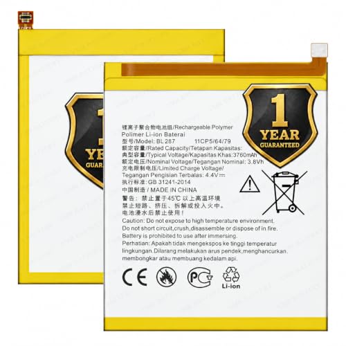 Image of Original BL287 Battery Compatible for Lenovo K5 Note (2018) (L38012) | K9 Note - (3760mAh) - 1 Year Warranty