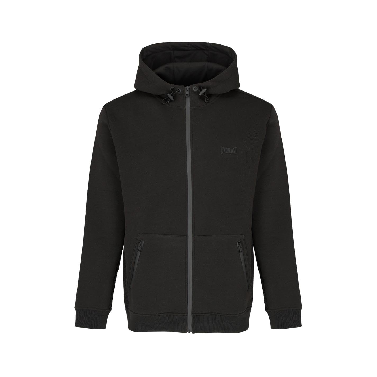 Everlast Men's Black Premium Zip Through Hoodie Top S