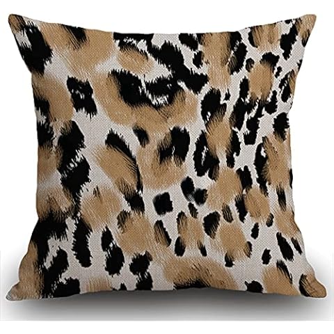 Smooffly Leopard Print Cushion Cover Cover