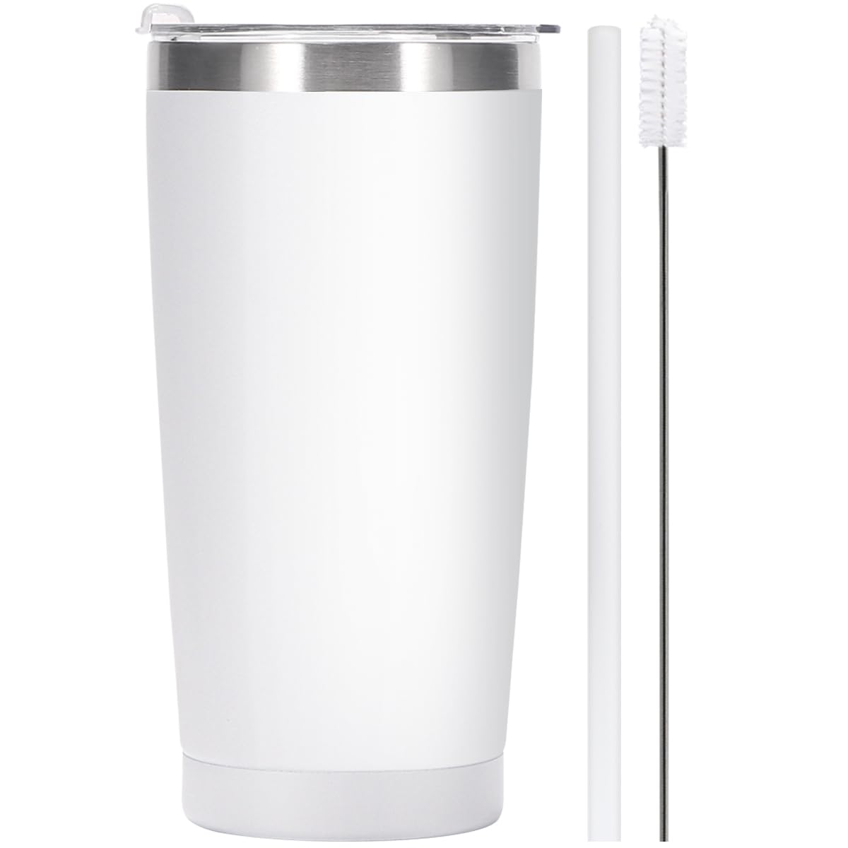 WELLBANEECoworker Gifts, Thank You Gifts for Men Women, Male Teacher, Manager, Doctor, Friends, Colleague, Appreciation Office Leaving Gifts- 20Oz Chaos Coordinator Tumbler with Keychain Straw, White