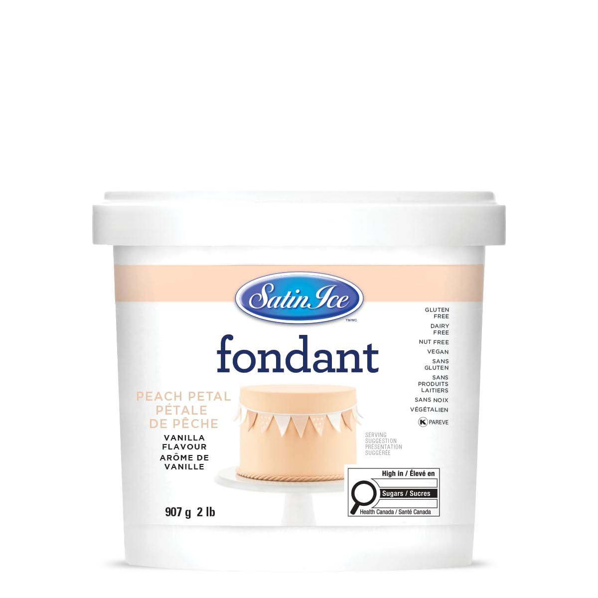 Satin Ice Black Fondant, Vanilla, 1 Kilogram — view 42