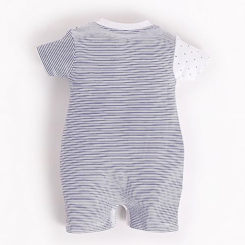 Image of BABY GO 100% Cotton Full Sleeve Regular Fit Regular Romper For Baby Boys