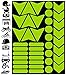 Biomar Labs Reflektoren Reflektierende Aufkleber Reflexfolie Neon Grün Gelb Stickers Set ( 40 Stück ) Selbstklebend Fahrrad Reflektierende Reflektor Sicherheitsaufkleber D 81 Labs günstig Kaufen-Biomar Labs Reflektoren Reflektierende Aufkleber Reflexfolie Neon Grün Gelb Stickers Set ( 40 Stück ) Selbstklebend Fahrrad Reflektierende Reflektor Sicherheitsaufkleber D 81