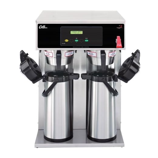 Wilbur Curtis G3 Airpot Brewer 2.2L To 2.5L Twin/Standard Airpot Coffee Brewer Dual Voltage - Commercial Airpot Coffee Brewer - D1000GT63A000 (Each)