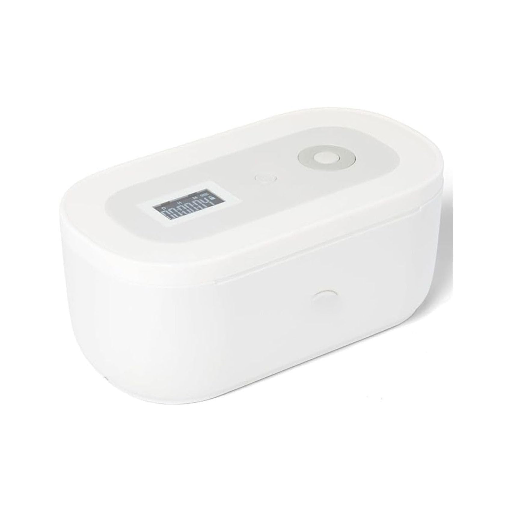 Timed Lock Box with 3 Modes, Electronic Lockbox for Phones and Controllers, Charcoal Gray, 8x2.75x4.75 Inches Interior, Batteries Included (Cloud White)