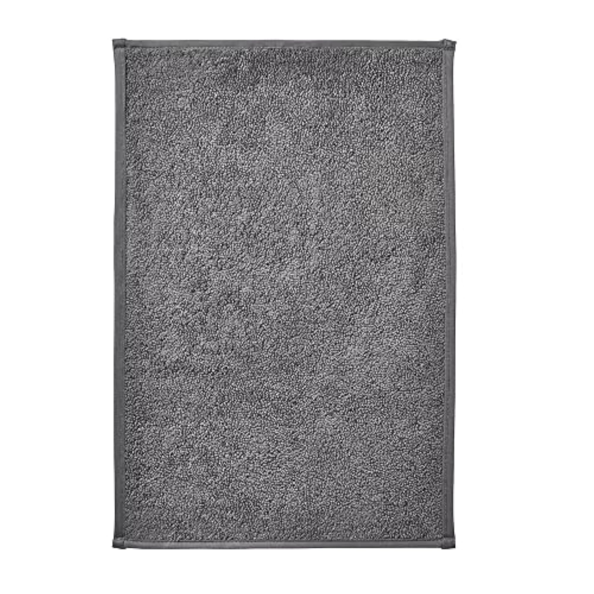 Bath Mats, Dark Grey, Machine Washable