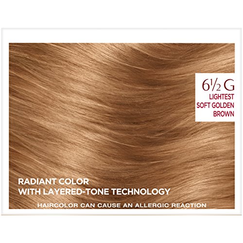 Image of L'Oreal Paris ExcellenceAge Perfect Layered Tone Flattering Color, 6.5G Lightest Soft Golden