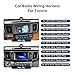 ViaBecs 16PIN Car Radio Wiring Harness for Toyota Corolla RAV4 Camry 4Runner Tundra Highlander 2014-2018, Aftermarket Stereo Wire Harness with CANBUS Adapter Support JBL, Backup Camera, SWC