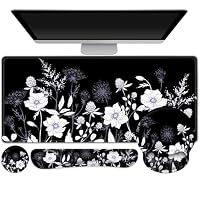 Moon Gaming Mauspad-Set – XXL (90,2x40,1 Cm) Mit Handgelenkauflage & Untersetzer