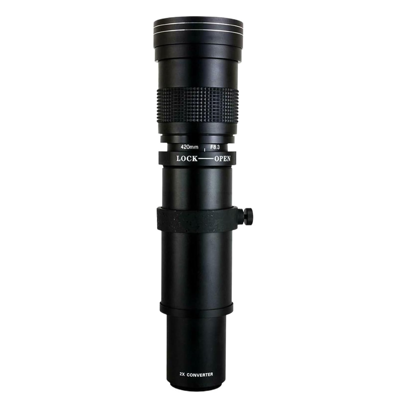 Compatible for Sony e-Mount A7R A7R II A7 A6300 A6000 a3000 a5000 a5100 a6500 420-1600mm F/8.3-16 téléobjectif Manuel