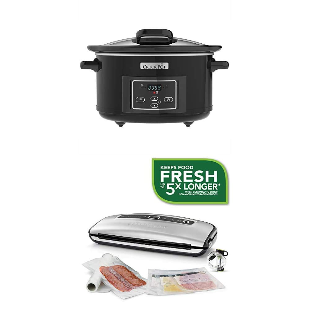 Buy CrockPot Lift & Serve Digital Slow Cooker with Hinged Lid and