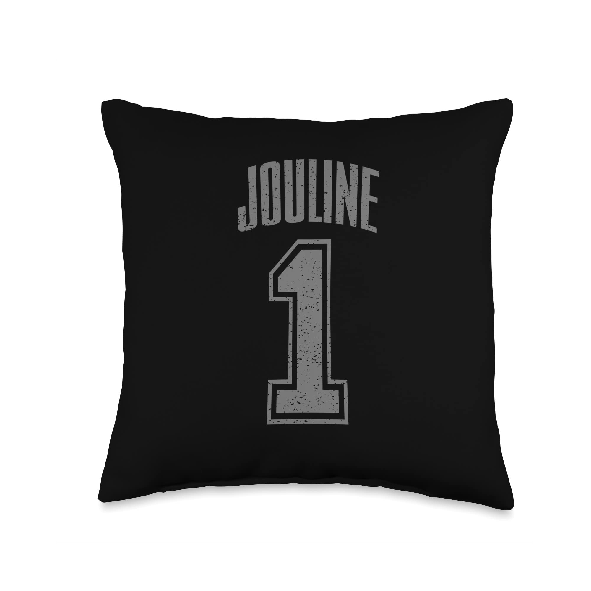 Jouline Support Accessories & Fan Gifts Men Women Jouline Supporter Number 1 Biggest Fan Throw Pillow, 16x16, Multicolor