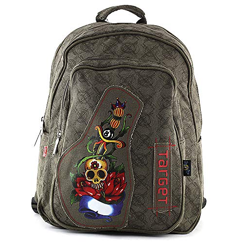 Target Tattoo Johnny Mochila Escolar  43 cm  Marrón  Marrone