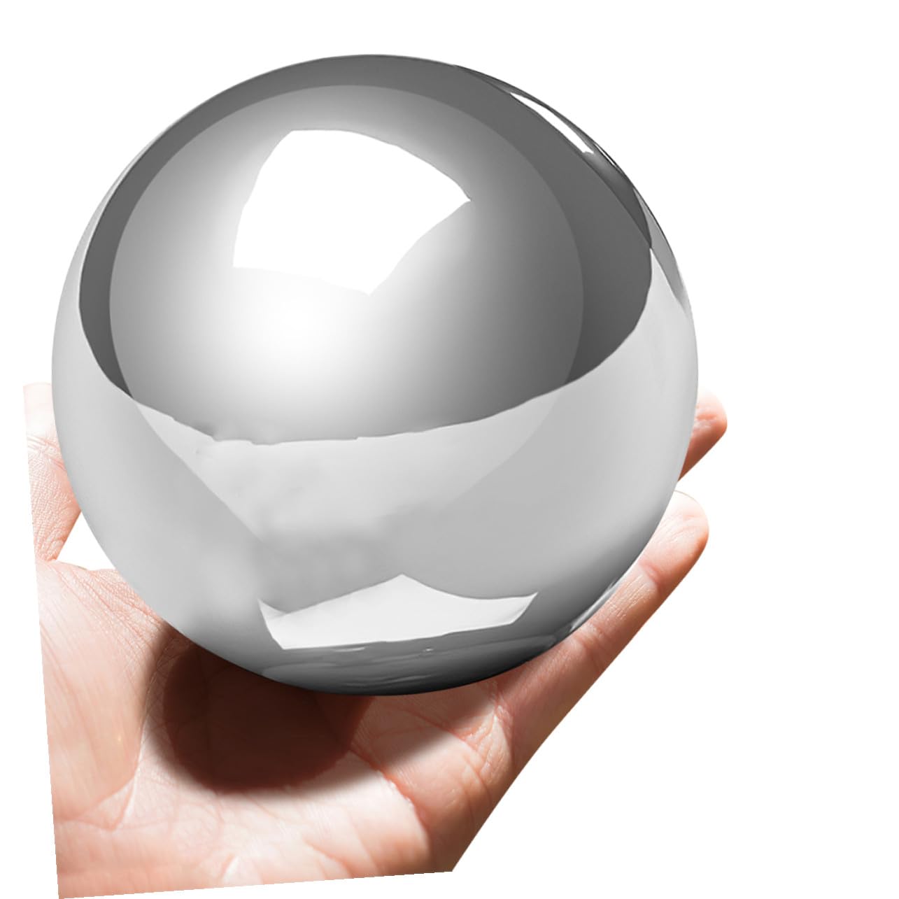 Artibetter Edelstahl Gartendeko Kugel Polierte Spiegelkugel Reflektierende Outdoor Gazing Ball für Garten Dekoration Robuste Leichte Dekokugel für Blumenteiche und Außenbereich