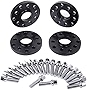 ZY WHEEL 4pcs 15mm 5x100 5x112 Hubcentric Wheel Spacers Forged Aluminum w/ 20pc Lug Bolts 40mm Long Compatible for Audi TT A3 A4 A6 A8 S4 S6 S8 Volkswagen Atlas Jetta Golf Corrado Beetle EOS CC