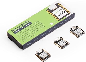 XIAO nRF52840 Sense 3PCS Pack -NFC، Bluetooth5.0، Onboard IMU، Microphone، Antenna، support TinyML، TensorFlow Lite، Arduino، MicroPython، CircuitPython، tinyGo، Zephyr، Meshtastic، Amazon Sidewalk