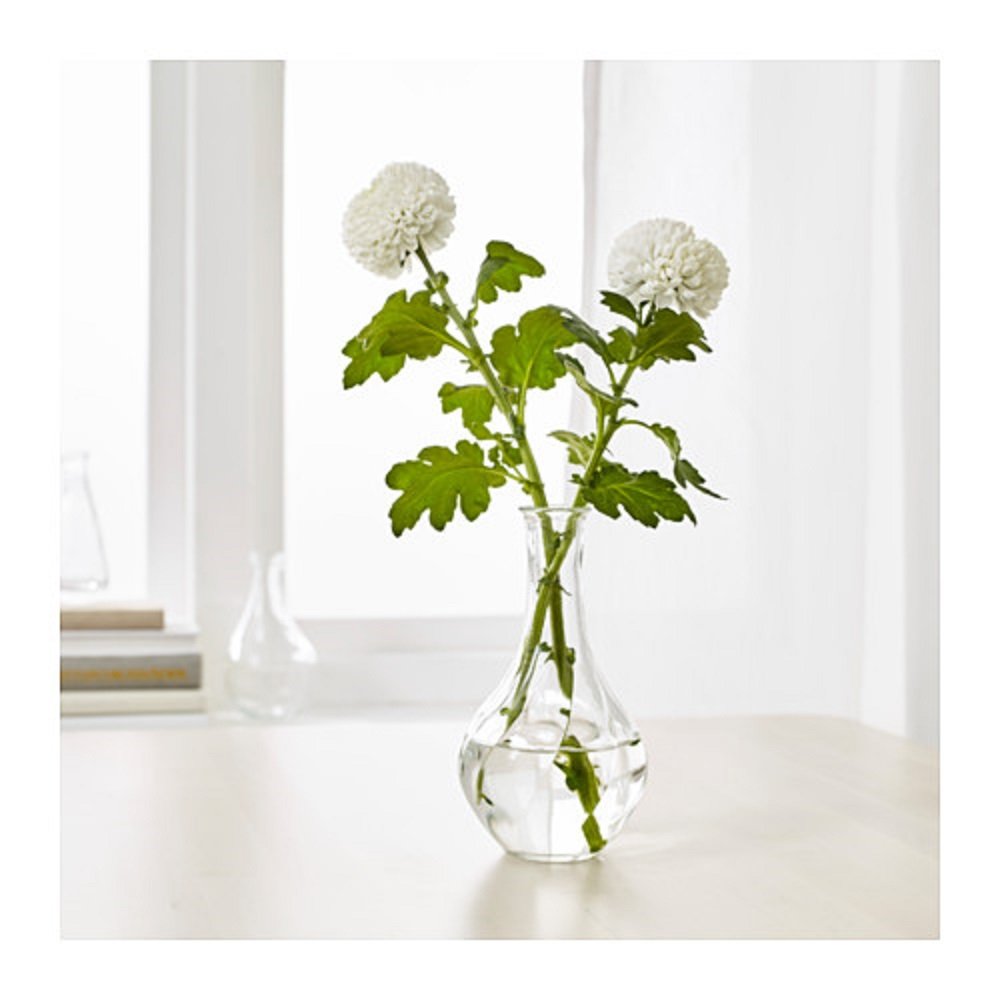 Amazon.co.jp: IKEA/イケア VILJESTARK 花瓶17 cm クリアガラス