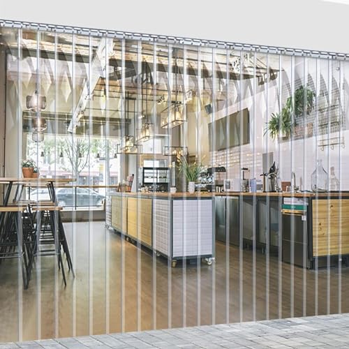 Rideau de porte à bande pour cloison de garage et cuisine de maison