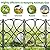 AMAGABELI GARDEN & HOME 10 Panels 24in(H)×10ft(L) Decorative Garden Fences and Borders for Dogs Rustproof Metal No Dig Fence Panels Garden Edging Border for Animal Barrier Flower Beds Yard Patio