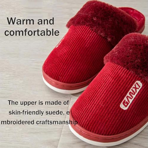 Image of INFISPACE Men and Women Winter Flip Flops Carpet Slippers for Bedrooms House Slippers