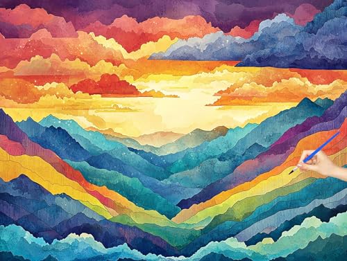 �������G ���i Paint by Numbers �R �y�C���g�o�C�i���o�[ �����h��G �q�� ���S�� DIY �i���o�[�y�C���g ��H�| �G�� �|�p��h���� �A�N�����L�b�g ��l�̂��߂̃N���G�C�e�B�u�Ȏ �a�����v���[���g �z�[�� �I�t�B�X�̕Ǒ��� �ٞy