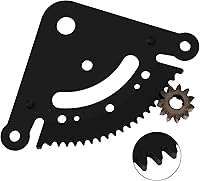 Vista 6 de Kit de engranaje del sector de dirección de 19 dientes compatible con cortacésped John Deere modelos D100 D105 D110 D120 D125 D130 D140 D150 D160