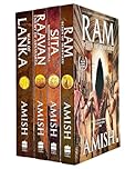 Amish Tripathi Ram Chandra Series Collection 4 Books Set (Ram, Sita, Raavan & War of Lanka)