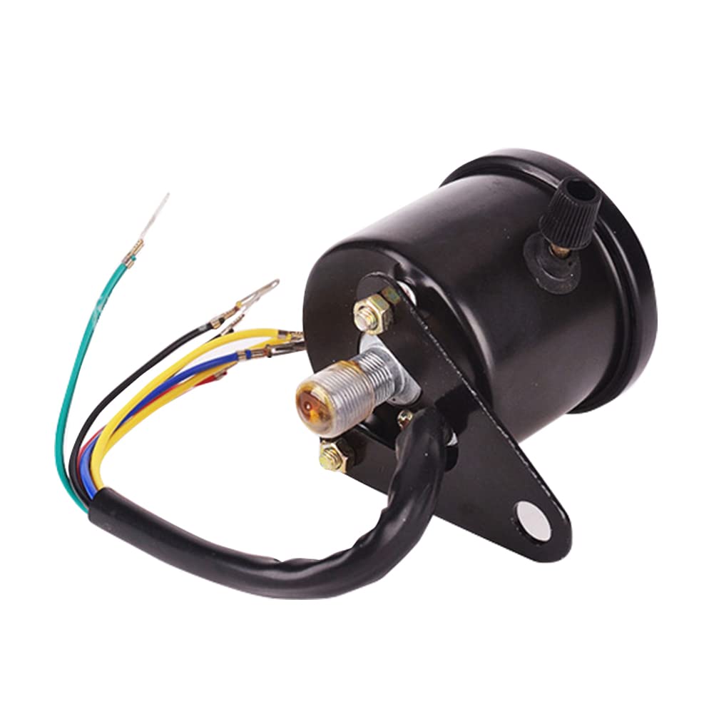 de 12V Velocímetro de Motocicleta,tacómetro,velocímetro con retroiluminación LED,Ajuste Universal para Todas Las Motocicletas