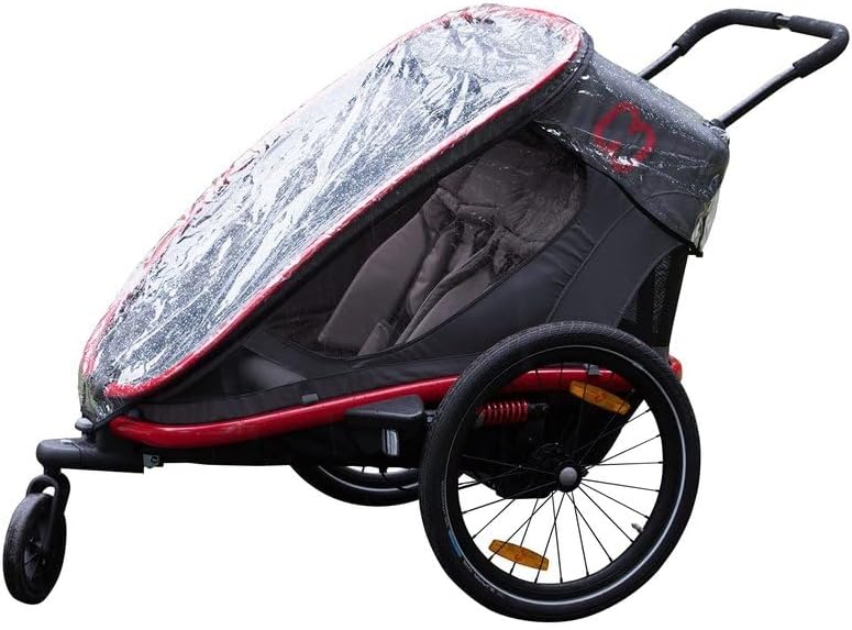 Rain Cover for Hamax Outback Multi-Sport Trailer + Stroller + Jogger (Two Seater)