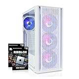 Aplicación: El ordenador para juegos Hyper Byte Essential está listo para usar: todos los controladores están preinstalados. Los componentes cuidadosamente seleccionados garantizan un inicio rápido de los programas y juegos. Con un rendimiento estable, este Gaming-Pc garantiza una experiencia de juego fluida en cualquier juego casual, sin necesidad de actualizaciones.