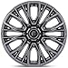 Fuel D848 Rebar 6 20x10 6x135-18mm Gunmetal Wheel Rim 20