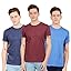 Navy/Maroon/Royal Blue melange