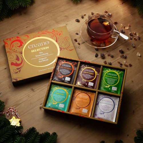 Image of Creano Organic Tea Gift Set - 24 Organic Tea Bags in 6 Dreamy Varieties - 48 g*