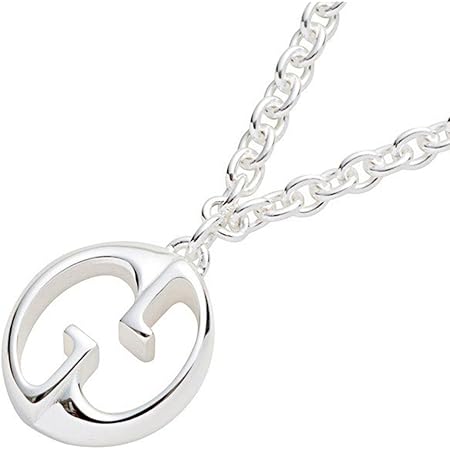 Amazon グッチ Gucci ネックレス メンズ レディース ペンダント Ggモチーフ ダブルg オーバル シルバー J8400 8106 並行輸入品 ネックレス 通販