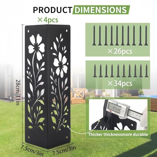 Connecteurs d'angle de lit de jardin robustes anti-déformation