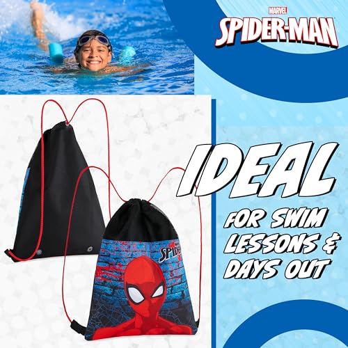 Sac de gym Spiderman Disney pour les séances de natation et les sorties d'école de votre fils - 4