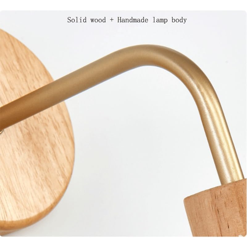 Applique LED en bois dimmable pour éliminer la fatigue oculaire - 7