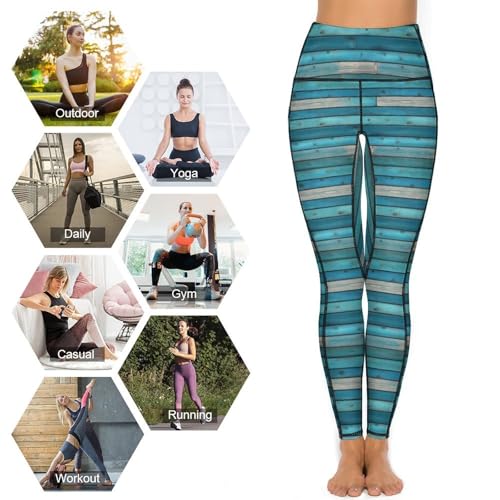 Legging vert imprimé bois création vintage et finitions haut de gamme