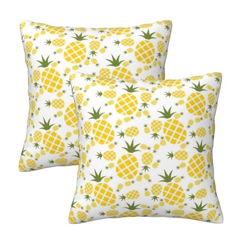 RRhgipp Ananas Housses de coussin décoratives pour canapé, lit, canapé, décoration d'intérieur, cadeaux d'été