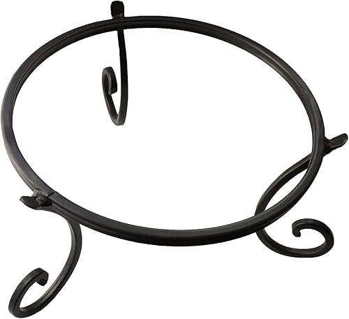 Miniatura 3 de Soporte de bola de metal para bolas de 10 o 12 pulgadas, soporte de exhibición de globo de hierro forjado bajo y corto, soporte de esfera de jardín,