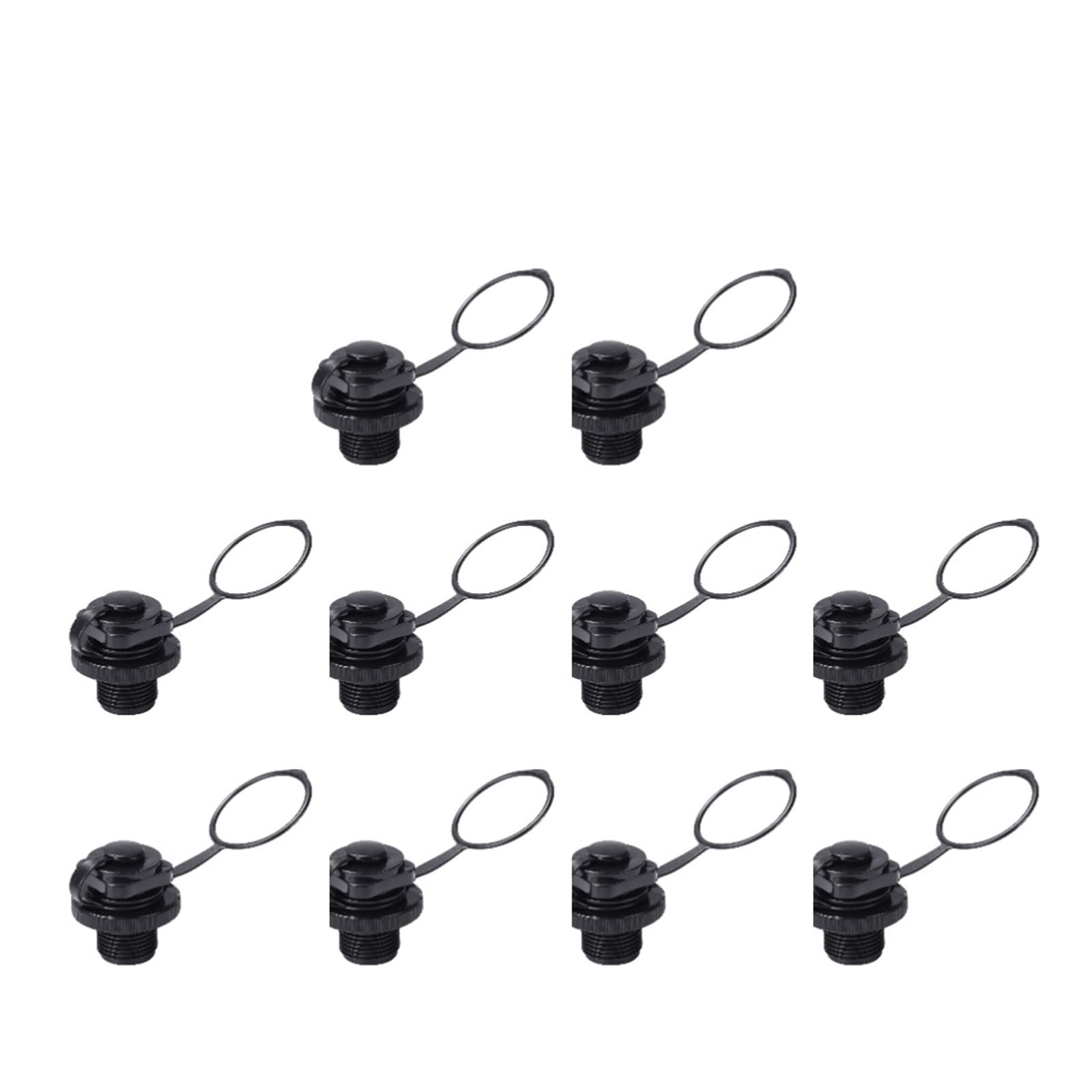1-10 Stück Luftventil, Luftventil-Düsenkappe, Luftventil, Schlauchboot, Spiral-Luftstecker, Luftmatratzenstecker, Ersatz für Schlauchboote, Luftmatratzen