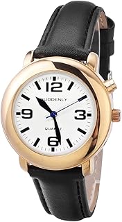 Suddenly Talking Watches for Seniors Unisex Men Women Loud Sound Time-Day-Date Alarm Clock for Visually Impaired