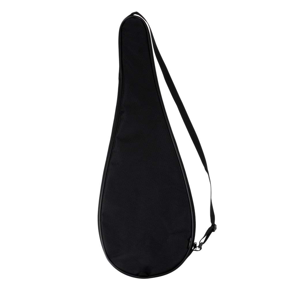 étanche Oxford Raquette de Squash Housse Sac avec Sangle réglable et résistant aux Chocs Coton légères Noir