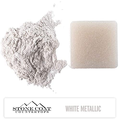 White Metallic Powder (Polycolor) - Mica Powder For Epoxy Resin Kits, Casting Resin, Tumblers, Jewelry, Dyes, And Arts And Crafts! Color Pigment Powder Creates Fast & Easy Metallic Effects! #TOP2