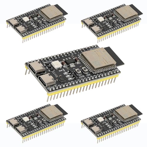 Image of 5pcs ESP32 S3 Development Board ESP32-S3-DevKitC-1-N16R8 | ESP32-S3-WROOM-1 WiFi and Bluetooth MCU Module Dual Type-C Core Microcontroller Processor Integrated Wi-Fi and BLE Functions