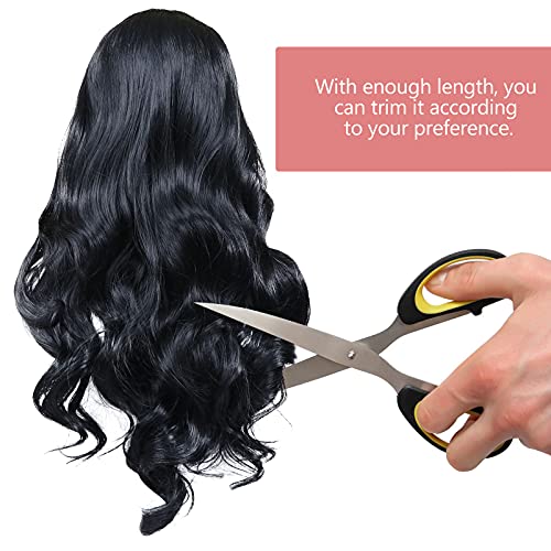 FRCOLOR Fibra Longa Peruca Encaracolado Ondulado Peruca Curly Perucas para As Mulheres Peruca Onda S