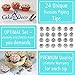 Premium Russian Piping Tips Complete Set - 68 pcs Cake Cupcake Decorating Supplies Kit - 24 Icing Frosting Nozzles + 24 Pastry Bags + 2 Ball + 10 Small Tips + 3 Couplers Ball Ring + Silicone Bag